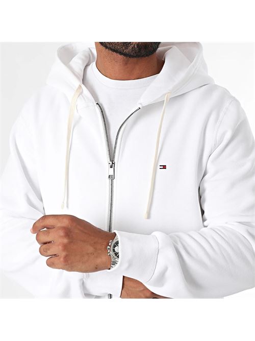 essential fleece zip through Tommy Hilfiger | MW0MW37234YBR.YBR